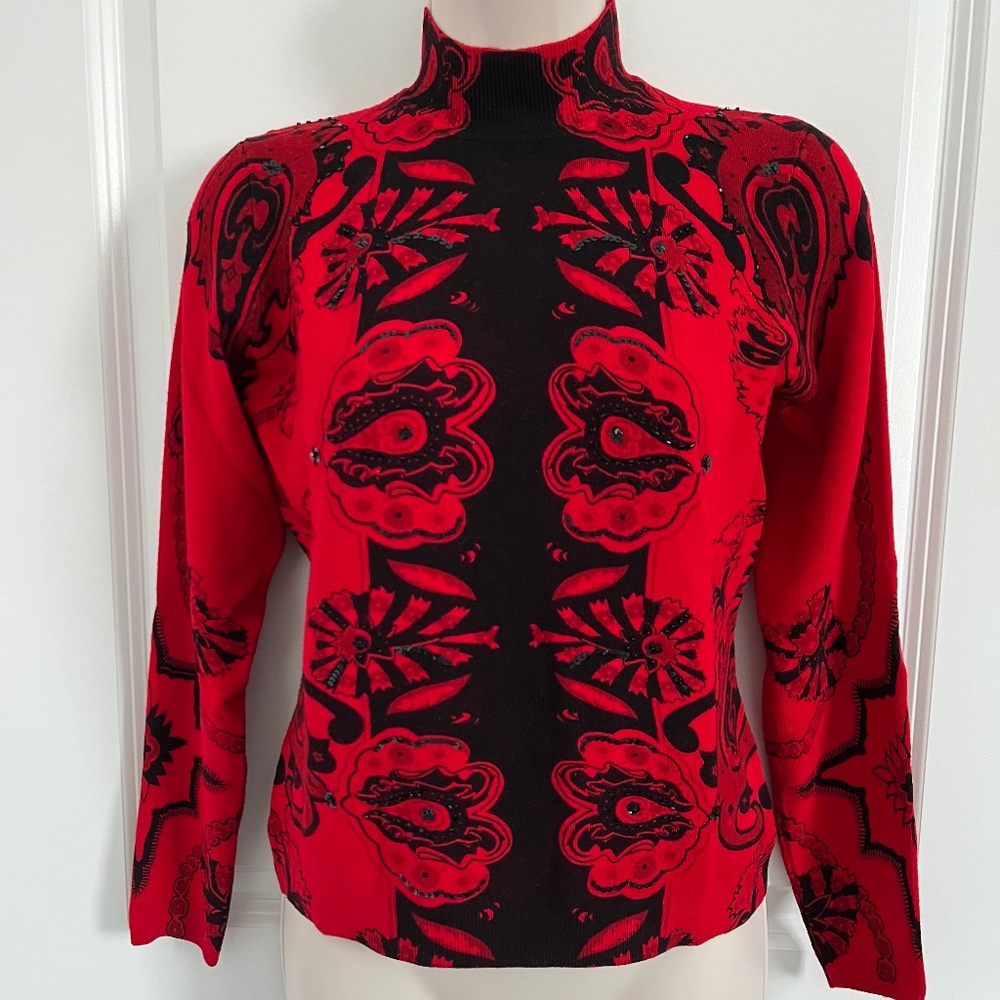 Avvenire Beautiful Women Sweater, Turtleneck, Size SP